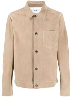 AMI Paris куртка-рубашка с нагрудным карманом