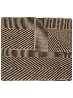 VOZ шарф с узором шеврон