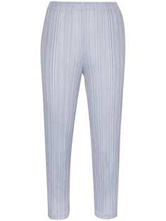 Pleats Please Issey Miyake укороченные плиссированные брюки