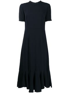 Marni платье миди с баской