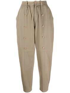 Issey Miyake Pre-Owned брюки 1970-х годов с декоративными пуговицами