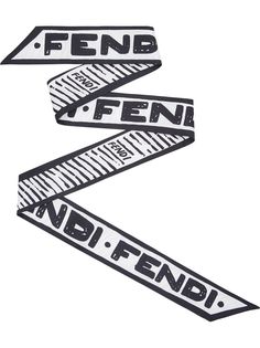 Fendi платок с логотипом из коллаборации с Joshua Vides