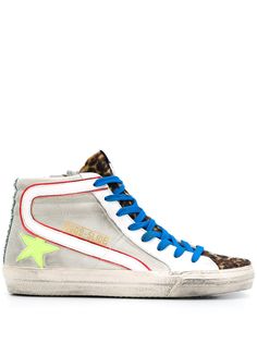 Golden Goose высокие кеды Slide