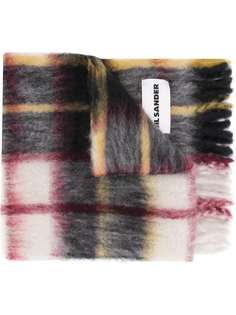 Jil Sander клетчатый шарф