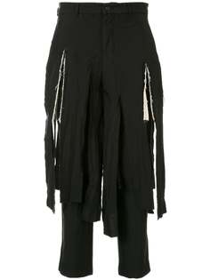 Black Comme Des Garçons брюки с юбкой