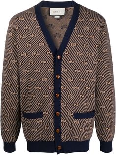 Gucci кардиган с узором GG