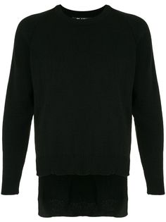 Black Comme Des Garçons джемпер с завязками сбоку