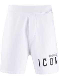 Dsquared2 спортивные шорты с надписью Icon