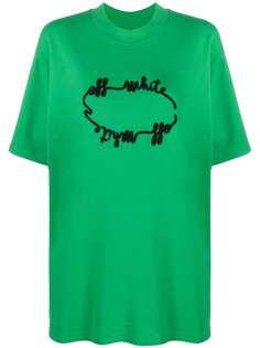 Off-White футболка с логотипом
