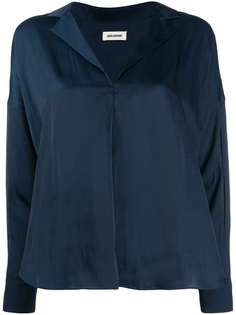 Zadig&Voltaire атласная рубашка