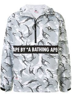 AAPE BY *A BATHING APE® ветровка с графичным принтом