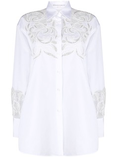 Ermanno Scervino кружевная рубашка с прорезями