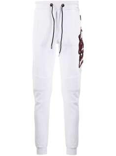 Philipp Plein спортивные брюки с вышивкой Skull