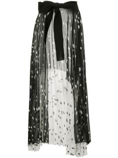 Silvia Tcherassi расклешенная юбка с контрастными вставками