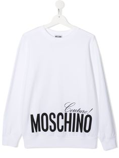 Moschino Kids толстовка с логотипом