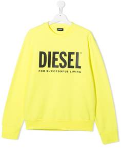 Diesel Kids толстовка Screw Division с логотипом