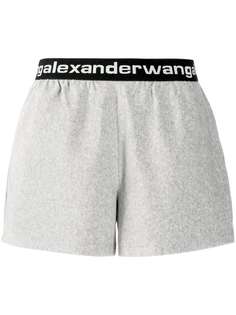 alexanderwang.t шорты с логотипом на поясе