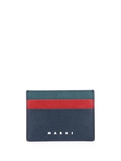 Marni картхолдер в стиле колор-блок с логотипом