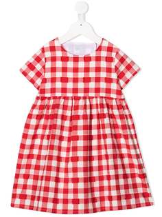 Violeta E Federico платье в клетку гингем