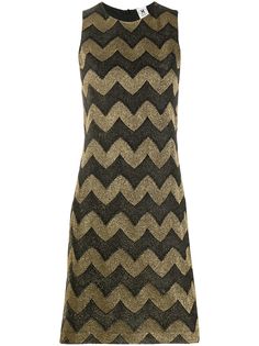 M Missoni платье-трапеция без рукавов с узором зигзаг