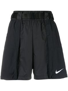 Nike шорты с контрастными вставками и поясом