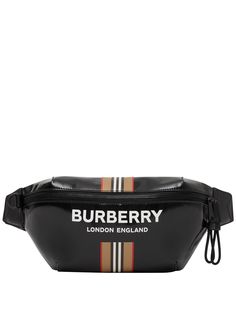 Burberry поясная сумка Sonny с полоской Icon Stripe