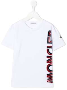 Moncler Enfant футболка с логотипом