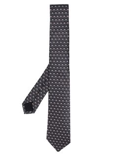 Gucci жаккардовый галстук с узором GG