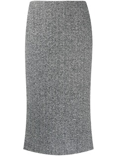 Ermanno Scervino юбка-карандаш с узором в елочку