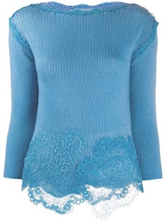 Ermanno Scervino джемпер с кружевными вставками