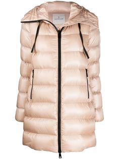 Moncler пуховик средней длины