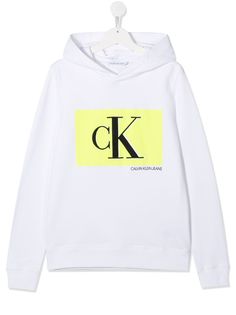 Calvin Klein Kids худи с контрастным логотипом