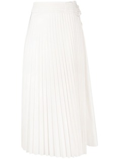 Moncler юбка со складками и завязками