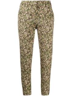 Luisa Cerano floral-print cropped trousers