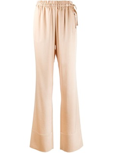 Acne Studios атласные брюки прямого кроя