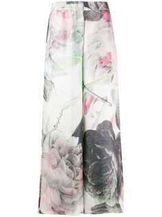 Soulland брюки Laura с цветочным принтом