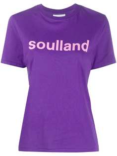 Soulland футболка Gudrun с логотипом