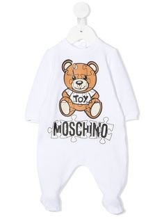 Moschino Kids комбинезон Teddy Bear с логотипом