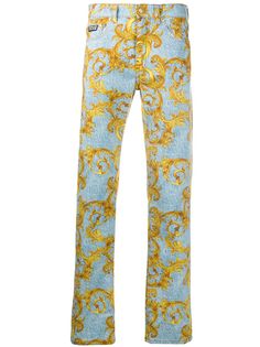 Versace Jeans Couture джинсы с принтом Baroque