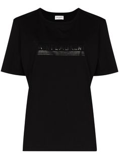 Saint Laurent футболка Bauhaus с логотипом