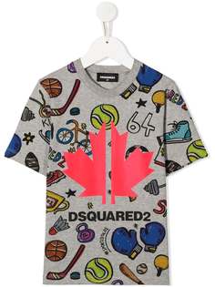 Dsquared2 Kids футболка с принтом