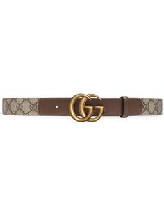 Gucci ремень GG Marmont с узором GG Supreme