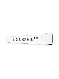 Off-White заколка для волос с логотипом
