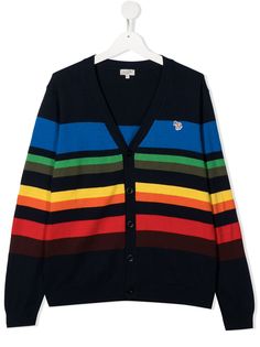 Paul Smith Junior кардиган в полоску