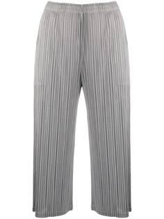 Pleats Please Issey Miyake укороченные плиссированные брюки