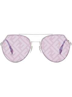 Fendi солнцезащитные очки-авиаторы Eyeline