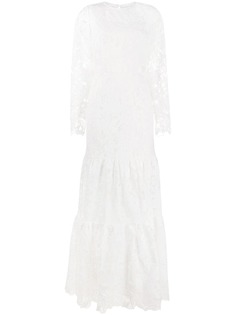 Self-Portrait кружевное ярусное платье