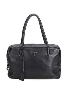 Prada Pre-Owned сумка-тоут с треугольным металлическим логотипом
