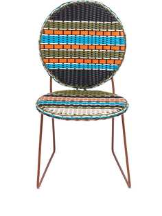 MARNI INTERIORS плетеный стул в стиле колор-блок