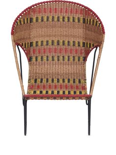 MARNI INTERIORS плетеное кресло в полоску